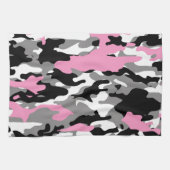 Roze Camo Theedoek (Horizontaal)