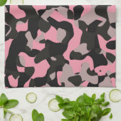 Roze Camo Theedoek (Gevouwen)