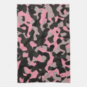 Roze Camo Theedoek (Verticaal)