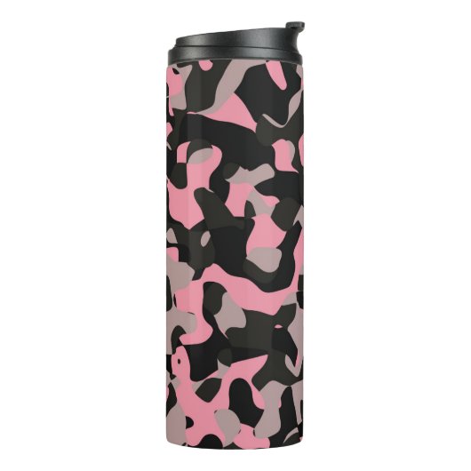 Roze Camo Thermosbeker (Gedraaid links)