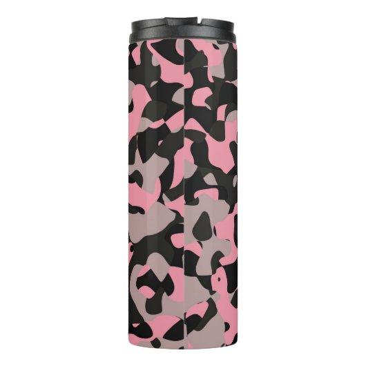 Roze Camo Thermosbeker (Achterkant)