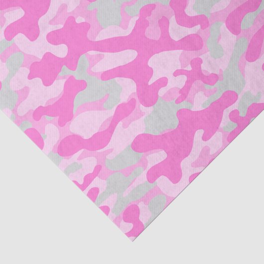 Roze Camo Tissuepapier (Detail)