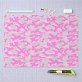 Roze Camo Tissuepapier (Craft)