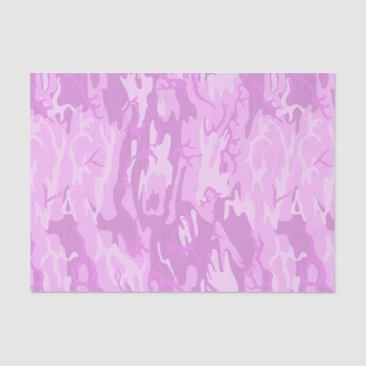 Roze Camo Tissuepapier (Voorkant)