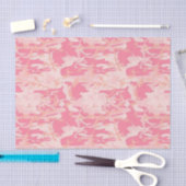 Roze Camo Tissuepapier (Craft)