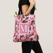 Roze Camo Tote Bag (Dichtbij)
