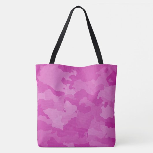 Roze Camo Tote Bag (Achterkant)