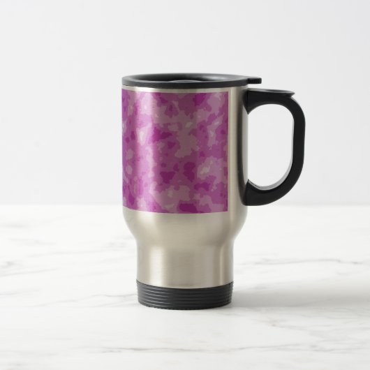 Roze Camo Travel Mug Reisbeker (Rechts)