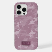 Roze Camo Trendy Camouflage iPhone Case Hoesje (Achterkant)