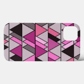 Roze Camo Triangles Case-Mate iPhone Case (Achterkant (horizontaal))