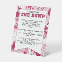 Roze Camo Verjaardagsfeestje benodigdheden Baby sh