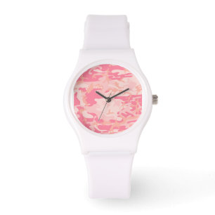 Roze Camo Watch Horloge
