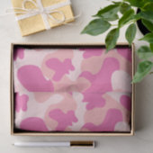 Roze Camo-weefselpapier Tissuepapier (Geschenk)