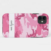 Roze Camoflage Patroon voor stadsontwikkeling Case-Mate iPhone Case (Achterkant (horizontaal))