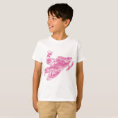 Roze Camoflage Snowmobiler T-shirt (Voorkant volledig)