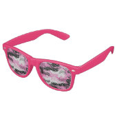 Roze Camoflauge Retro Zonnebril (Gekanteld)