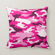 Roze camouflage American MoJo Pillow