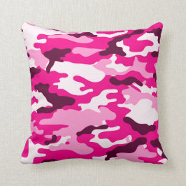 Roze camouflage American MoJo Pillow Kussen