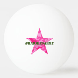 Roze Camouflage Bachelorette Ping Pong Ball