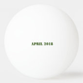 Roze Camouflage Bachelorette Ping Pong Ball (Achterkant)