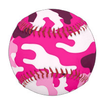 Roze Camouflage Baseballen