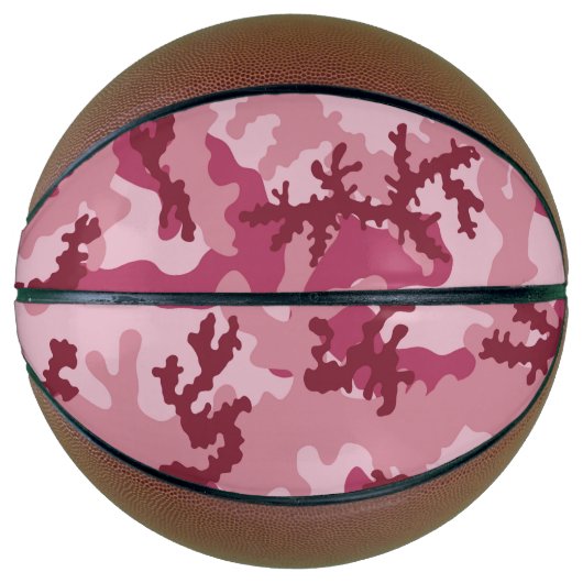 Roze camouflage basketbal (Voorkant)