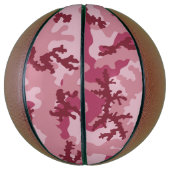 Roze camouflage basketbal (Verticaal)