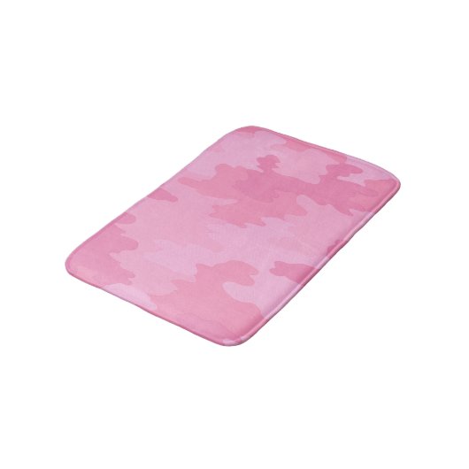 Roze Camouflage Bath Mat (Gekanteld)