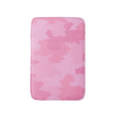 Roze Camouflage Bath Mat (Voorkant Verticaal)
