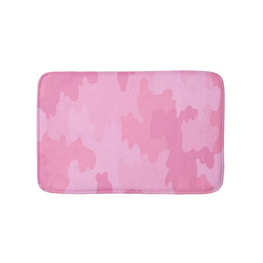 Roze Camouflage Bath Mat (Voorkant)