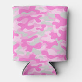 Roze Camouflage Blikjeskoeler (Voorkant)