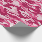 Roze Camouflage Cadeaupapier (Hoek)