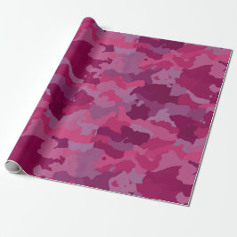Roze Camouflage Cadeaupapier