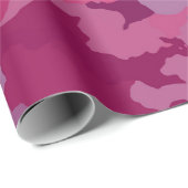 Roze Camouflage Cadeaupapier (Rol Hoek)