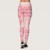 Roze Camouflage. Camo je Leggings (Achterkant)