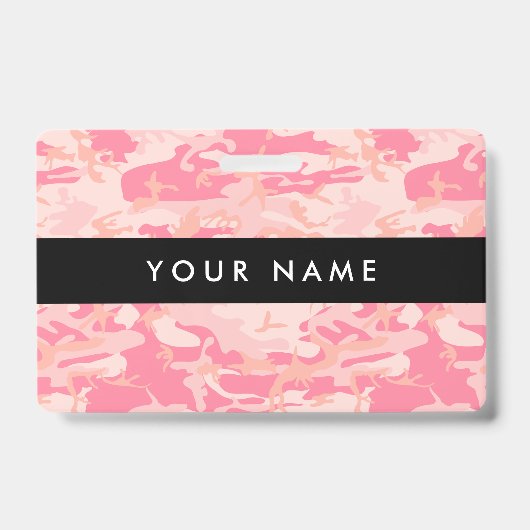Roze Camouflage, Camouflage, Militair, Leger Badge (Voorzijde)