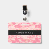 Roze Camouflage, Camouflage, Militair, Leger Badge (Voorzijde met clip)