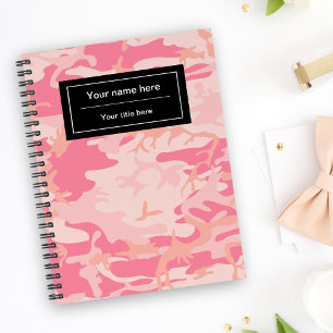 Roze Camouflage, Camouflage, Militair, Leger Notitieboek