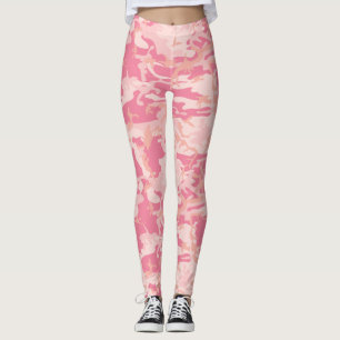 Roze Camouflage. Camp uw Leggings