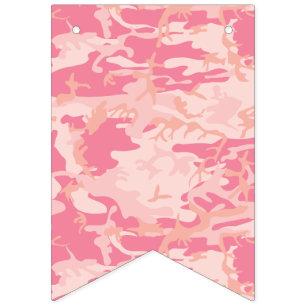 Roze Camouflage. Camp uw Vlaggetjes