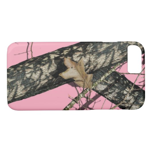 Roze Camouflage Case-Mate iPhone Case (Achterkant (Horizontaal))