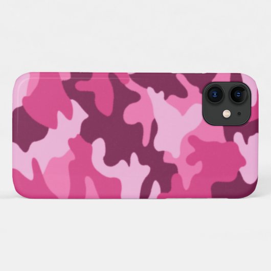 Roze Camouflage Case-Mate iPhone Case (Achterkant (horizontaal))