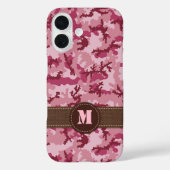 Roze camouflage Case-Mate iPhone case (Achterkant)