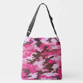 Roze Camouflage Crossbody Tas (Achterkant)