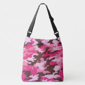 Roze Camouflage Crossbody Tas (Voorkant)