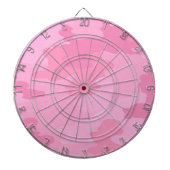 Roze Camouflage Dart Board Dartbord (Voorkant)