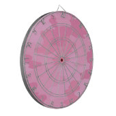 Roze Camouflage Dartbord (Voorkant Links)
