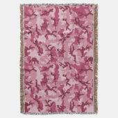 Roze camouflage deken (Voorkant Verticaal)