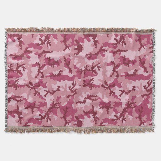 Roze camouflage deken (Voorkant)