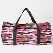 Roze Camouflage Duffel Bag Plunjezak (Voorkant)